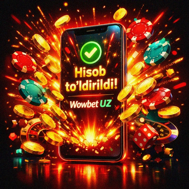Wowbet UZ hisobni to'ldirish va bonuslar